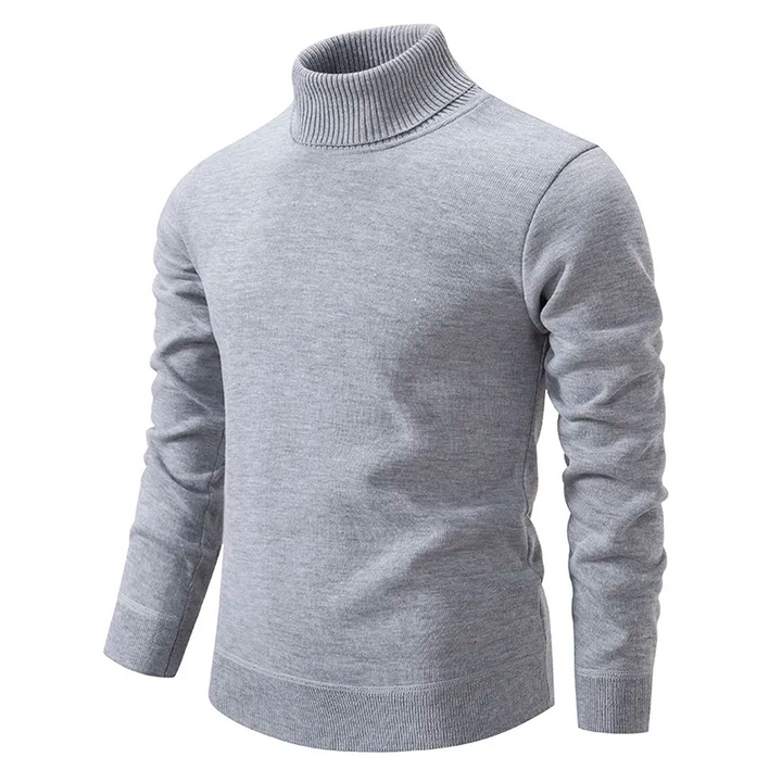 Veelzijdige heren coltrui van pure scheerwol, biedt optimale warmte en stijl.