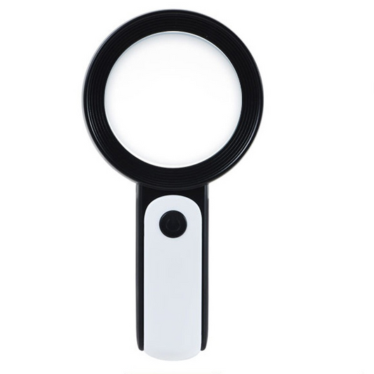"Optische Lupe 20X Handheld, ideaal voor senioren, biedt 30x vergroting, lichtgewicht en draagbaar voor leesgemak."