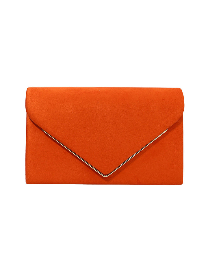 Compacte fluwelen envelop clutch, suède-stijl, voor dames, met magnetische sluiting, ideaal accessoire.
