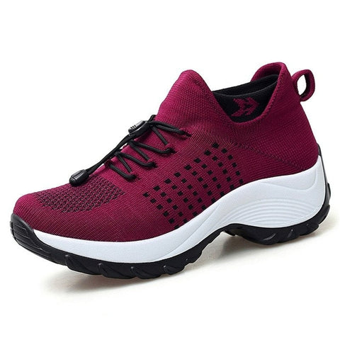 Ademende unisex stretch schoenen met dempende kussenzool, perfect voor brede en gevoelige voeten, lichtgewicht.