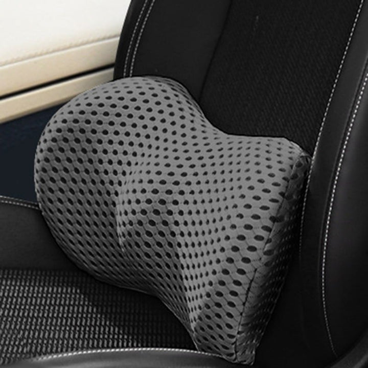 Ergonomisch rugsteun kussen voor kantoorstoelen, biedt lendensteun en verlicht rugpijn effectief.