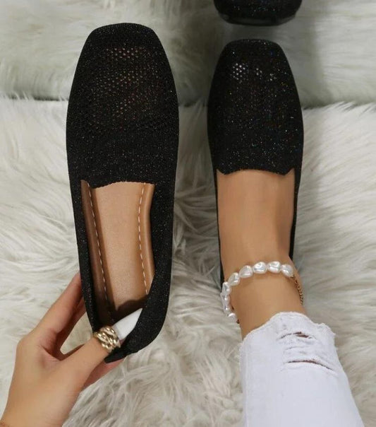 "Orthopedische antislip platte schoenen, elegant ontwerp, ademend materiaal, ideaal voor dagelijks comfort en stijl."