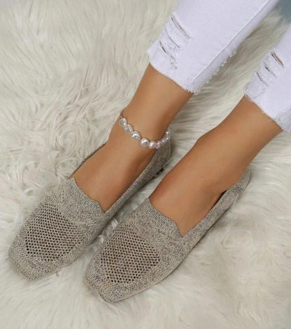 "Orthopedische antislip platte schoenen, elegant ontwerp, ademend materiaal, ideaal voor dagelijks comfort en stijl."