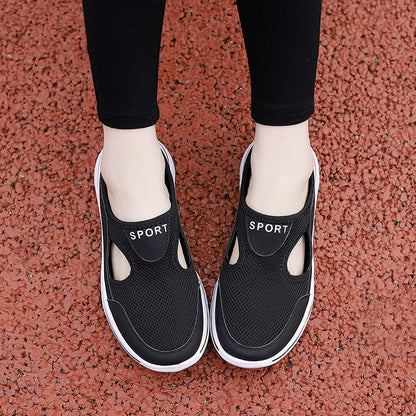 "Orthopedische herenpantoffels slip-on, ademend mesh en lichtgewicht, comfortabel voor brede voeten en dagelijks gebruik."