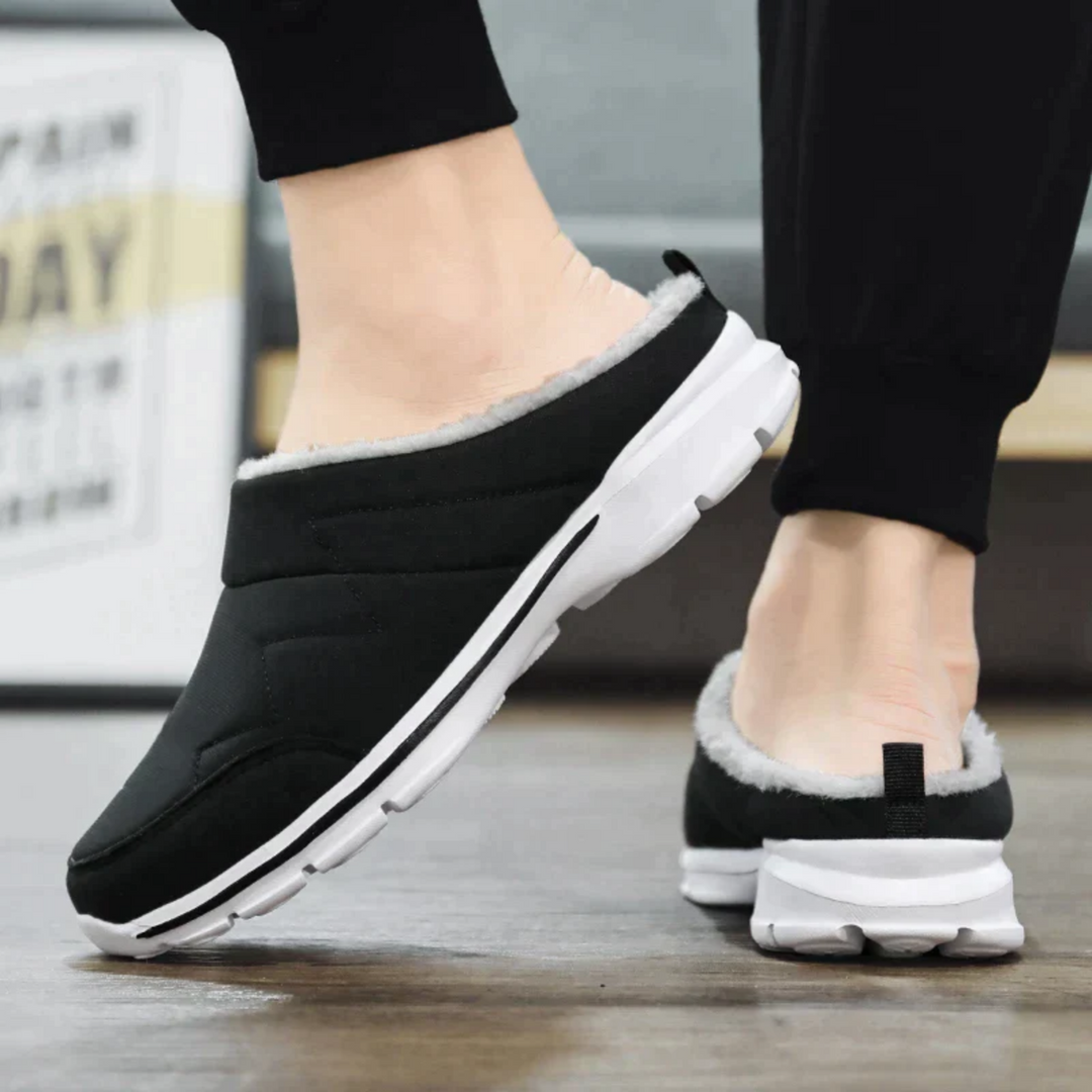 Heren orthopedische pantoffels voor warmte en comfort in de herfst en winter.