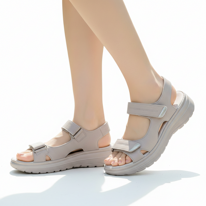 Ergonomische unisex sandalen met verstelbare bandjes. Verlichting bij platvoeten, hielspoor en rugklachten. Zomerschoenen.