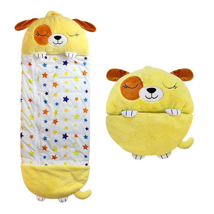 Populaire kinder slaapzak met dierendesign, een zachte knuffel voor zalige nachten in de kinderkamer.