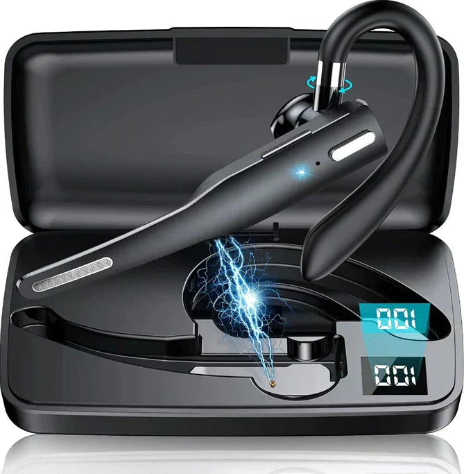 Technologisch geavanceerde Bluetooth headset 5.1 met ruisonderdrukking voor professionele audiokwaliteit.