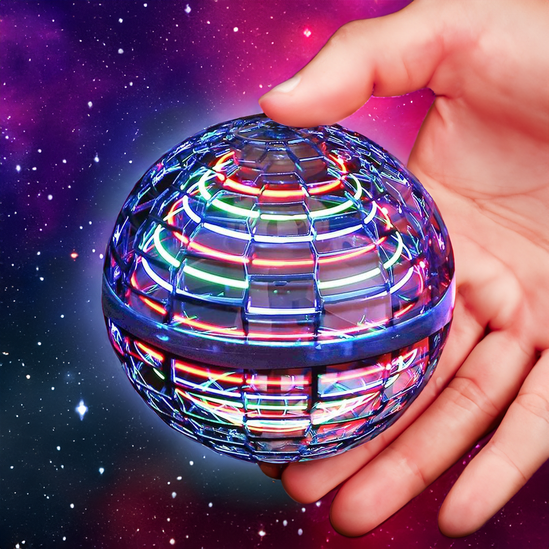 Vliegende speelbal met dynamisch LED-licht, perfect als cadeau voor kinderen, oplaadbaar voor elk avontuur.
