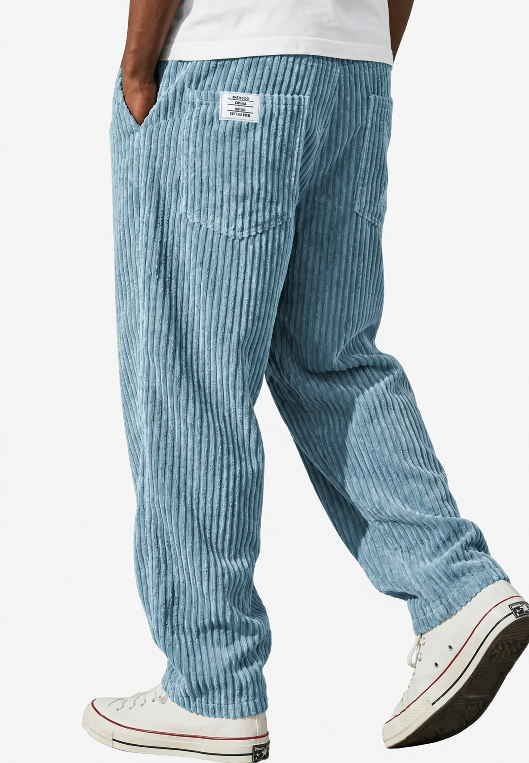 Modieuze herensweatbroek met losse pasvorm en rechte pijpen. Perfect voor een relaxte, casual look. Zacht en comfortabel.