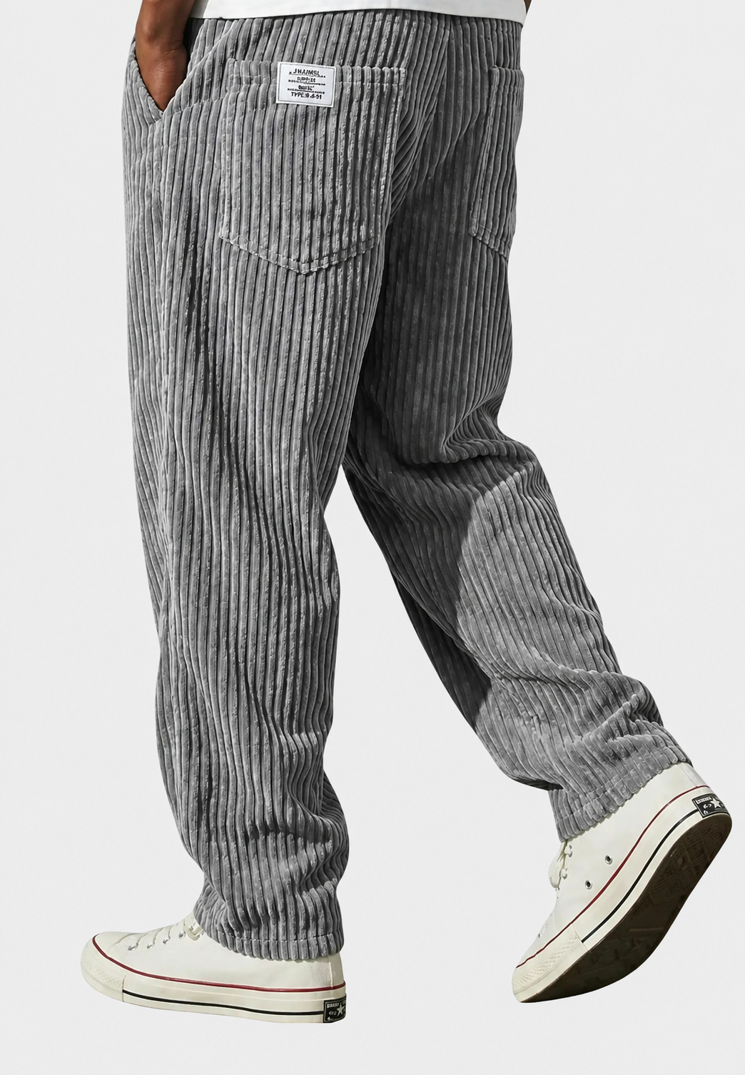 Ultiem comfortabele herensweatbroek met ruime, losse pasvorm. Ideaal voor relaxte dagen. Modieus en praktisch.