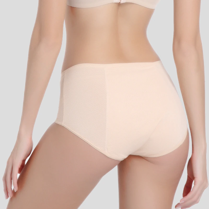 Naadloze ademende menstruatieslipjes voor dames. Lekvrij ondergoed voor optimale hygiëne en comfort.