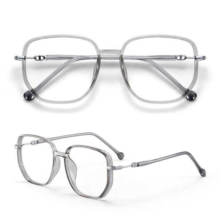 Lichtgewicht en stijlvolle unisex multifocale leesbril Livia. Beschermt uw ogen tegen blauw licht.