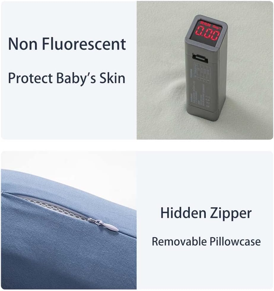 Hoogwaardig babynest van zacht katoen, biedt ademend comfort en veiligheid voor de baby.