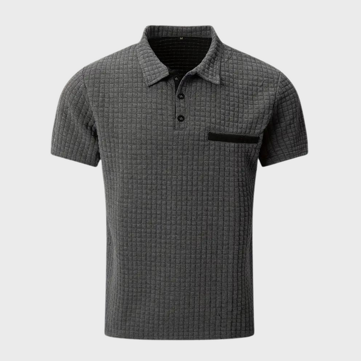Comfortabel heren poloshirt met korte mouwen, essentieel voor elke zomeroutfit.