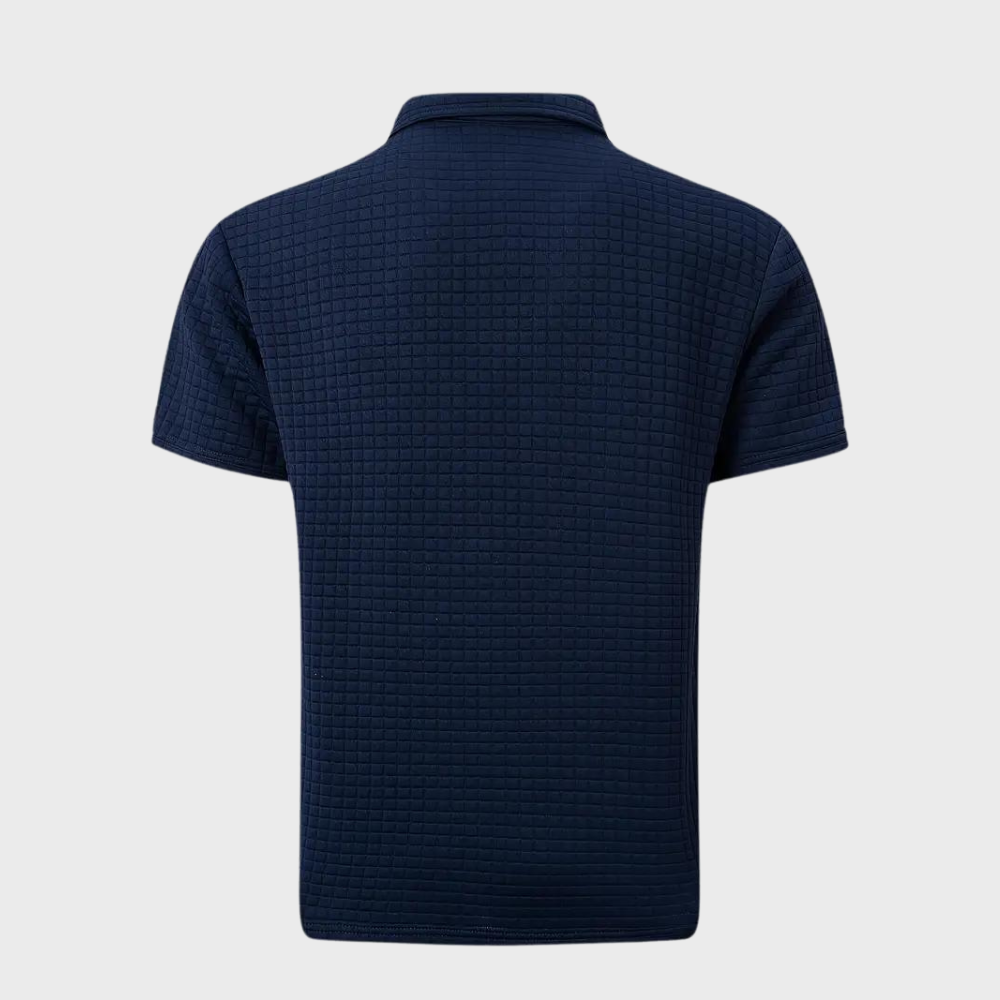 Modern heren poloshirt, comfortabele pasvorm, ideaal voor dagelijks gebruik.