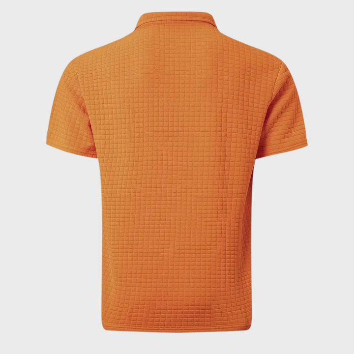 Lichtgewicht heren poloshirt, ademend voor zomerse dagen, casual stijlvol.