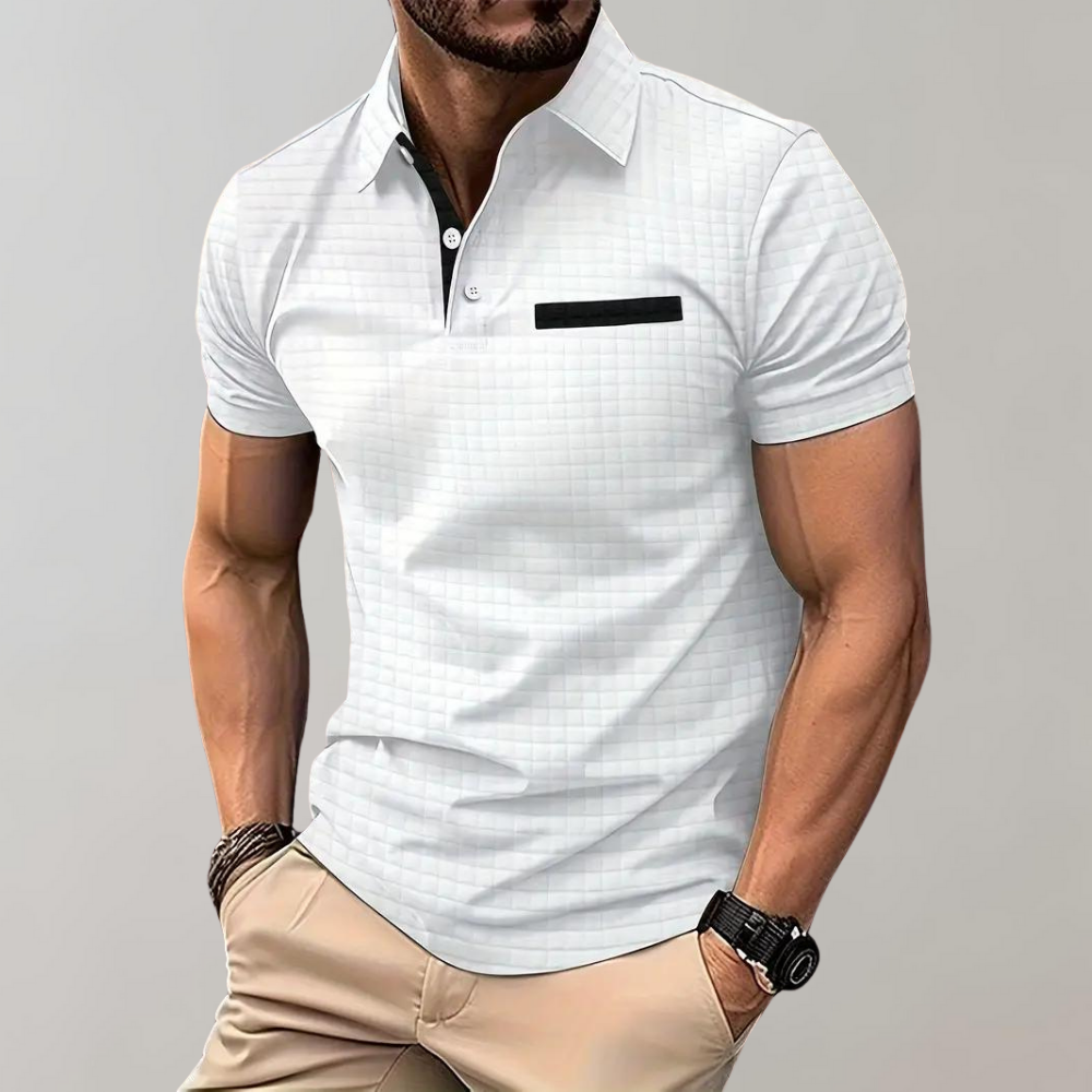 Kwalitatief heren poloshirt, duurzaam en comfortabel, voor langdurig draagplezier.