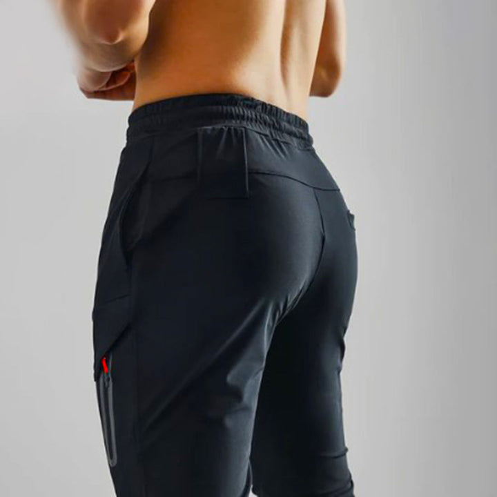 Comfortabele heren stretchbroek, lichtgewicht en stijlvol voor dagelijks gebruik of thuis.