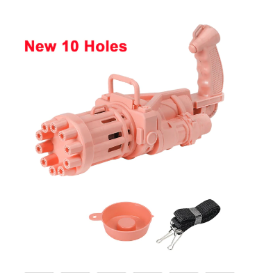 Zomerse bellenblaasmachine voor alle kinderen. Genereert vrolijke bubbels voor onvergetelijke momenten.