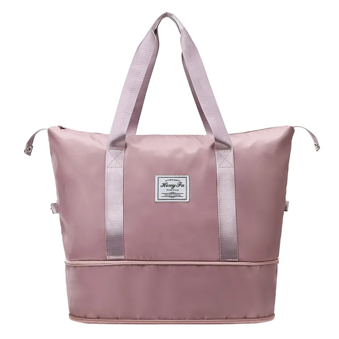 Duurzame oxford stoffen dames reistas, met moderne en strakke uitstraling.