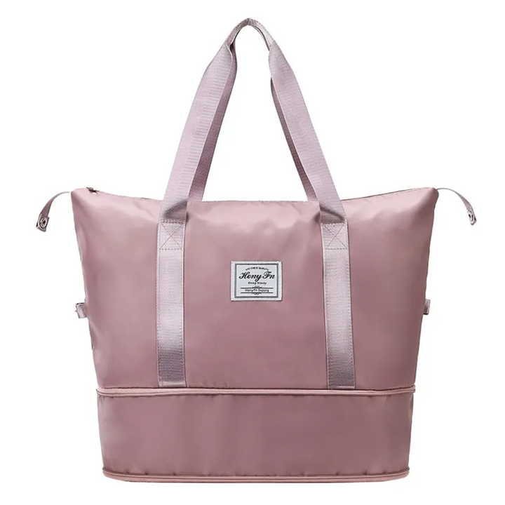 Duurzame oxford stoffen dames reistas, met moderne en strakke uitstraling.