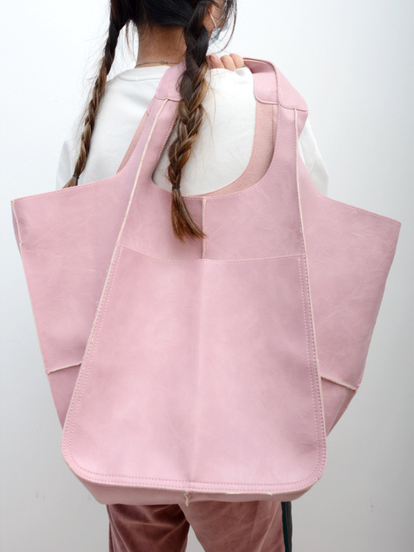 Veelzijdige dames strandtas Maxine, retro look, perfect voor zomerse uitstapjes.