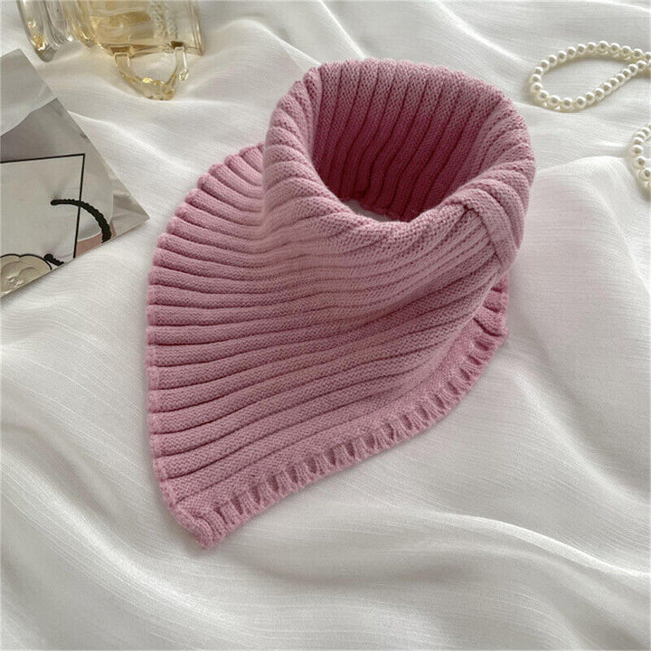 One size gebreide col sjaal Aria voor dames, warm en trendy winter accessoire.