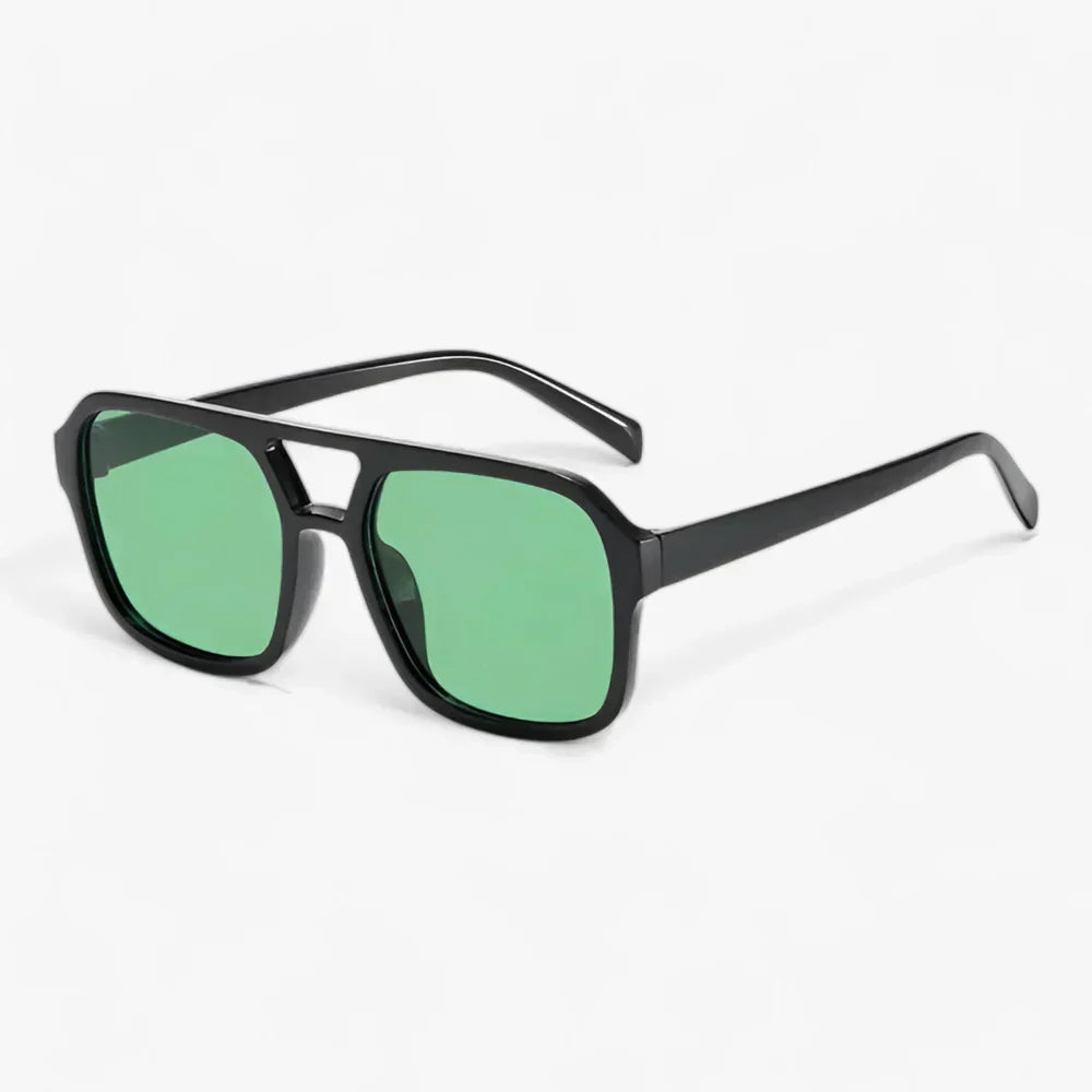 Comfortabele unisex retro piloten zonnebril. Beschermt je ogen met UV400 tegen de zon.