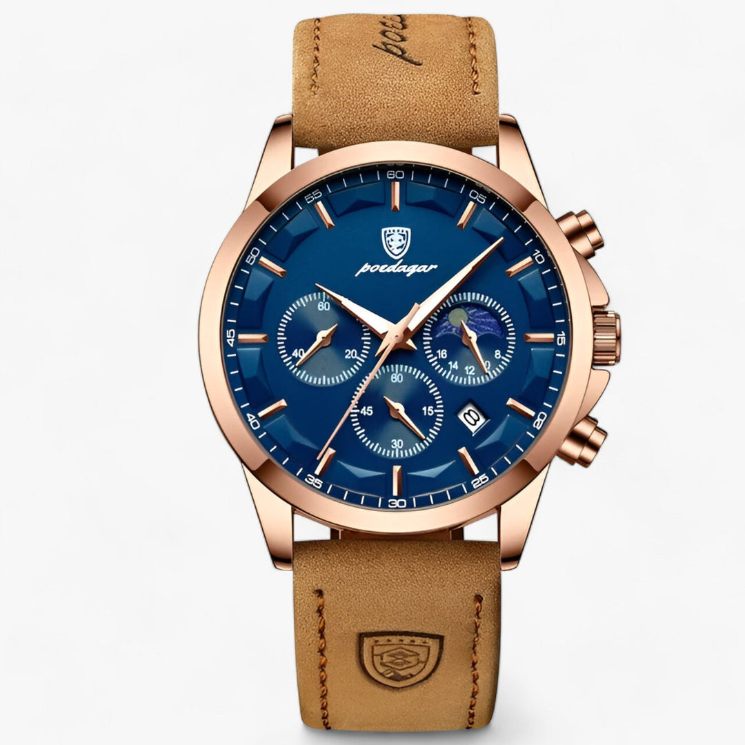 Luxe Cassian herenhorloge met stijlvol design en zilveren wijzerplaat, een modieus accessoire voor mannen.