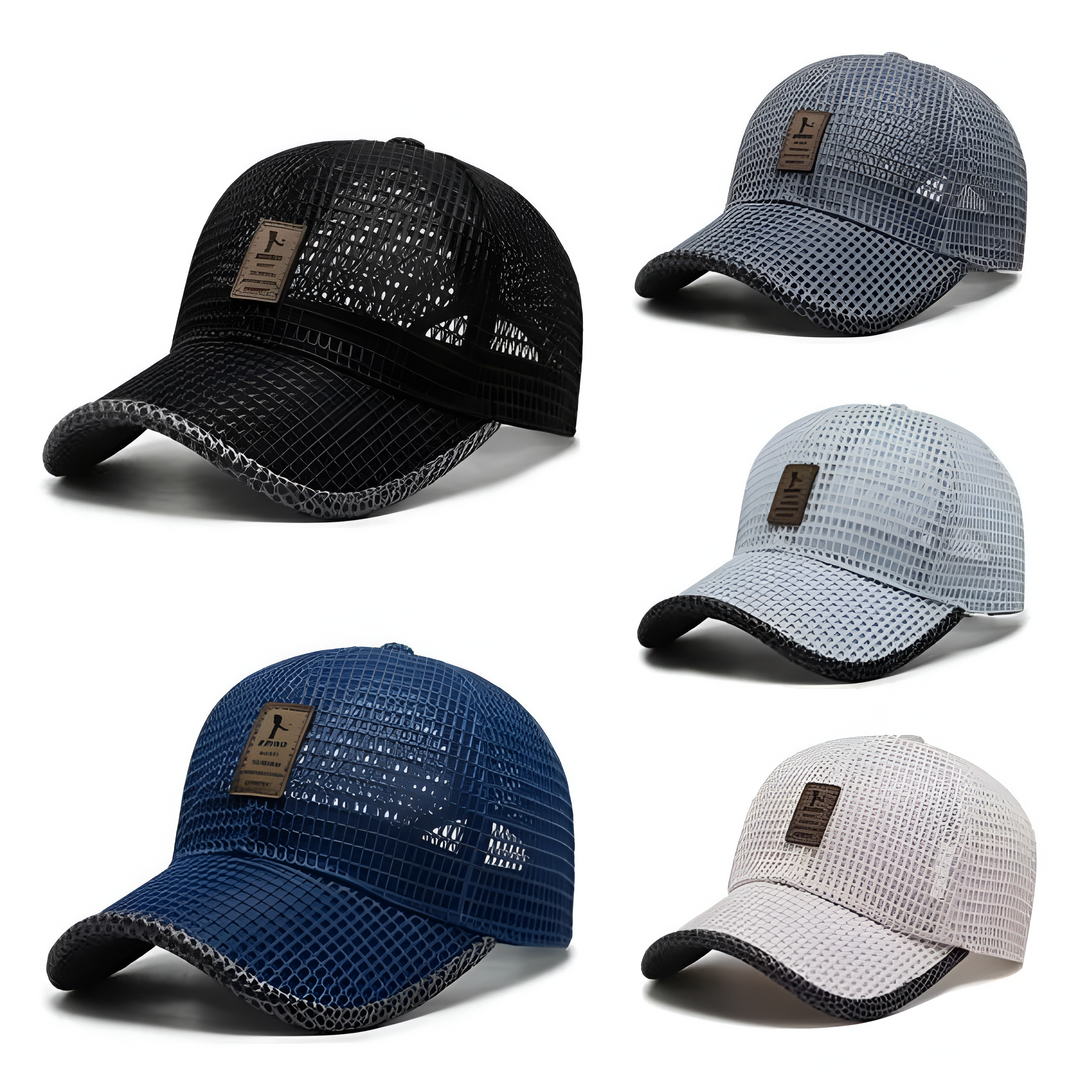 Stijlvolle unisex sport cap met ademend mesh design, lichtgewicht en comfortabel voor sport en dagelijks gebruik.