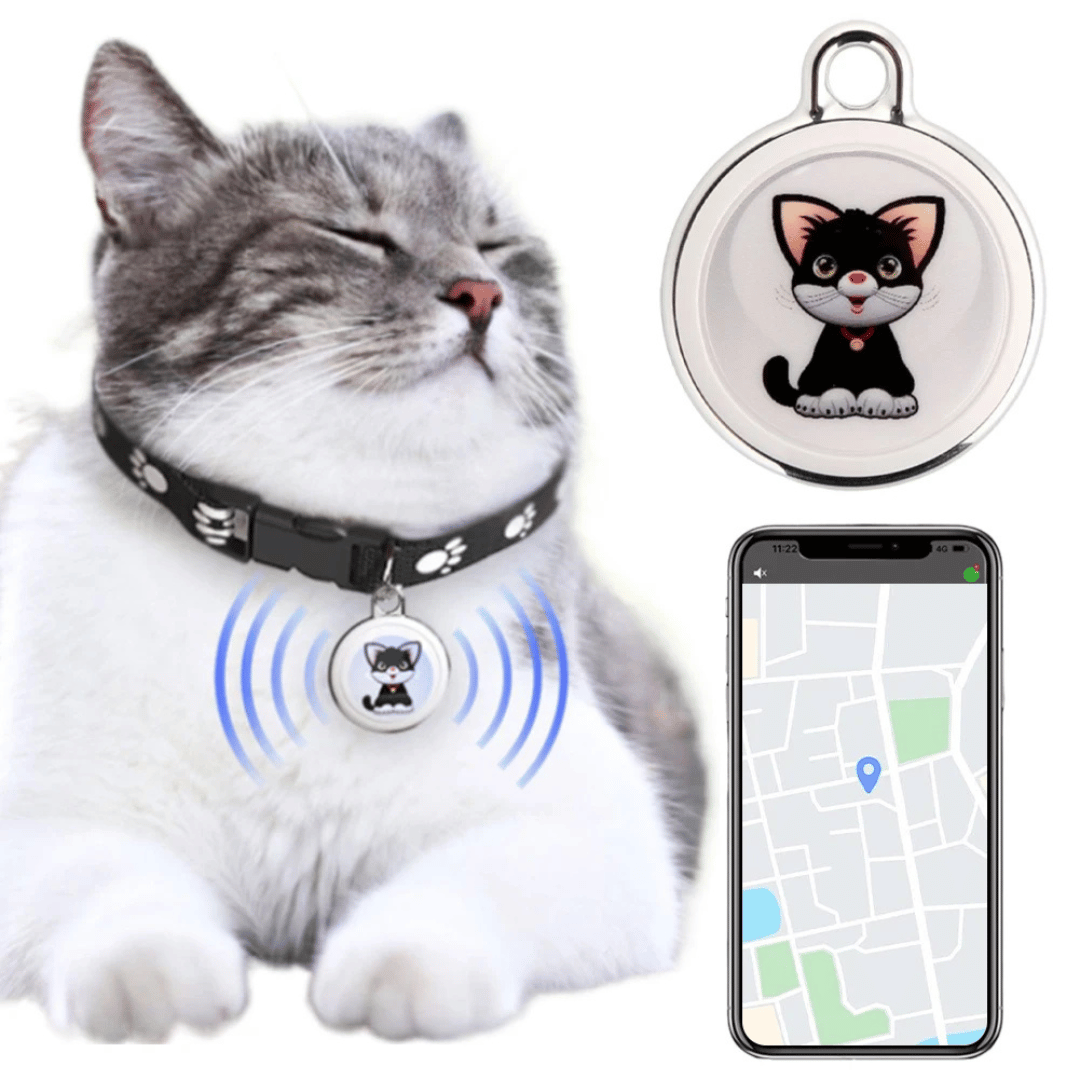 GPS tracker voor honden en katten. Vind je huisdier snel terug met deze compacte anti-verlies tracker.