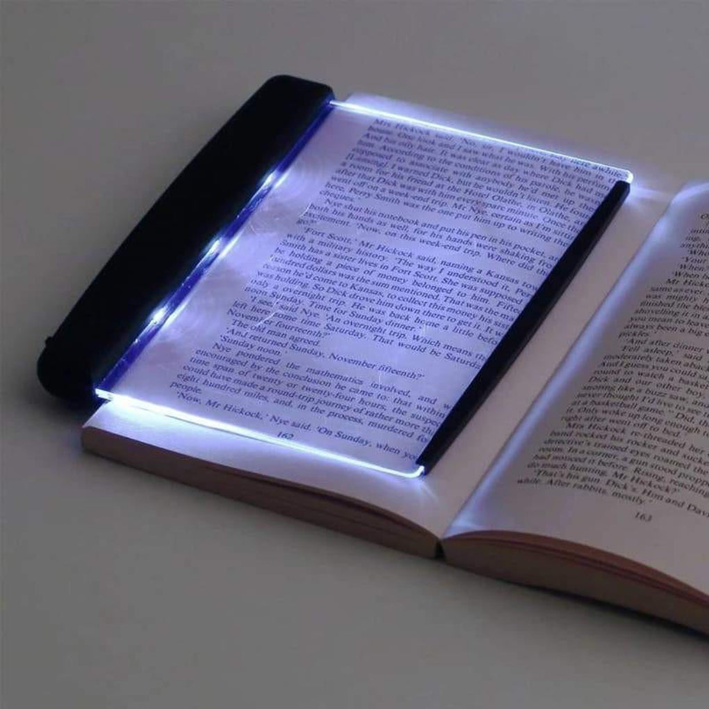 Compacte leeslamp, draagbaar voor boeken. Perfect voor comfortabel lezen, studeren en reizen. Oogvriendelijk licht.