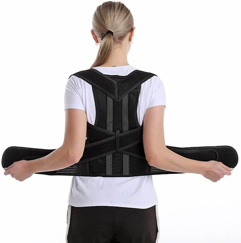 Verbeter je houding en verlicht rugpijn met deze comfortabele uniseks houdingcorrector voor dagelijks gebruik.