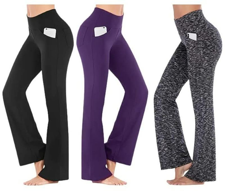 Comfortabele NicePants™ hoge taille broek; elegant en perfect om in te ontspannen thuis of onderweg.