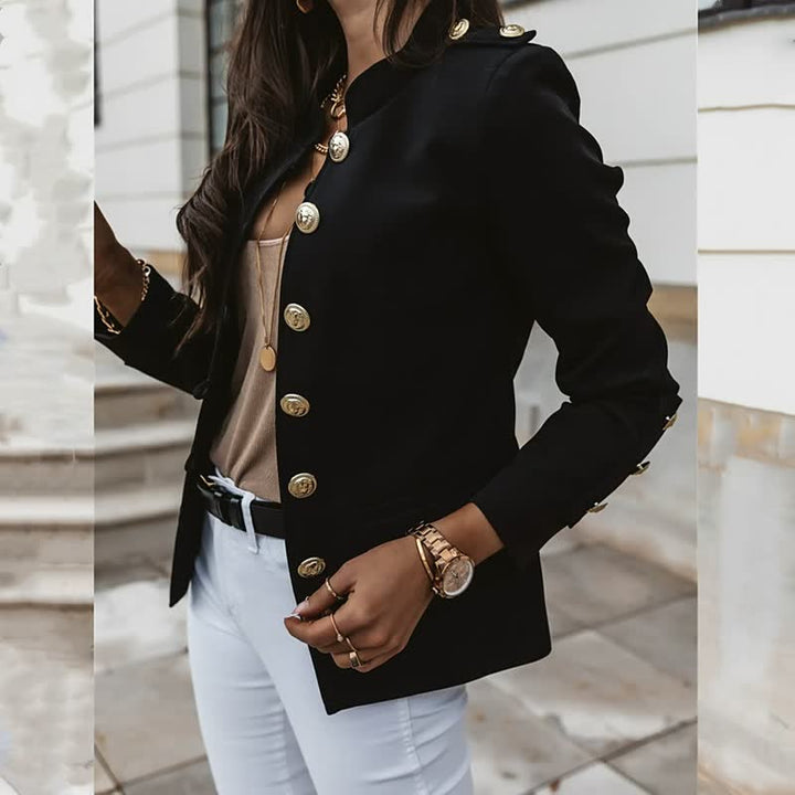 Elegante damesblazer, ideaal voor een zakelijke of formele outfit. Stijlvolle bovenkleding.