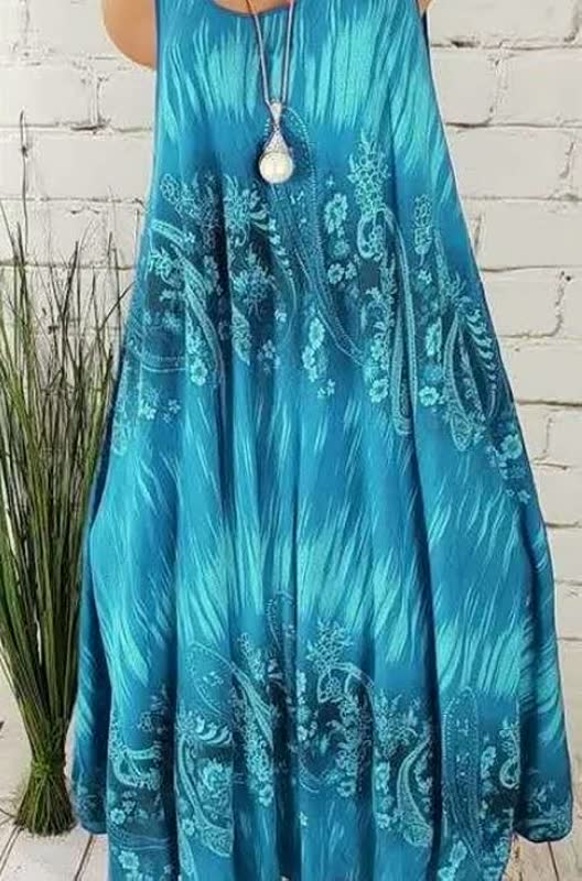 Casual zomerjurk voor dames, mouwloos en oversized, ideaal voor elke zomerse gelegenheid.