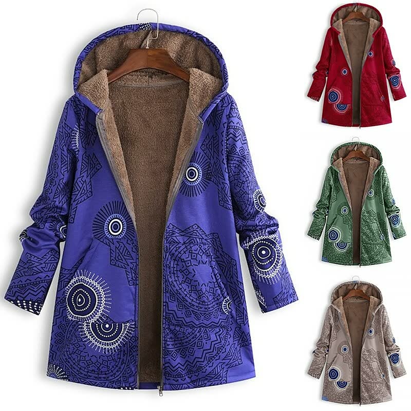 Warme en comfortabele dames winterjas, onmisbaar voor koude dagen, met trendy capuchon.