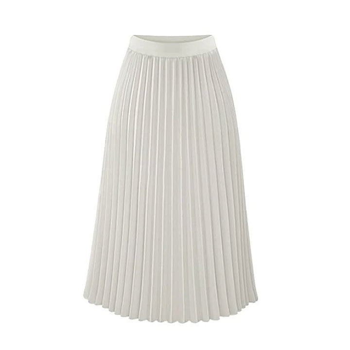 Trendy dames plooi rok met hoge taille, perfect voor zowel casual als elegante outfits.