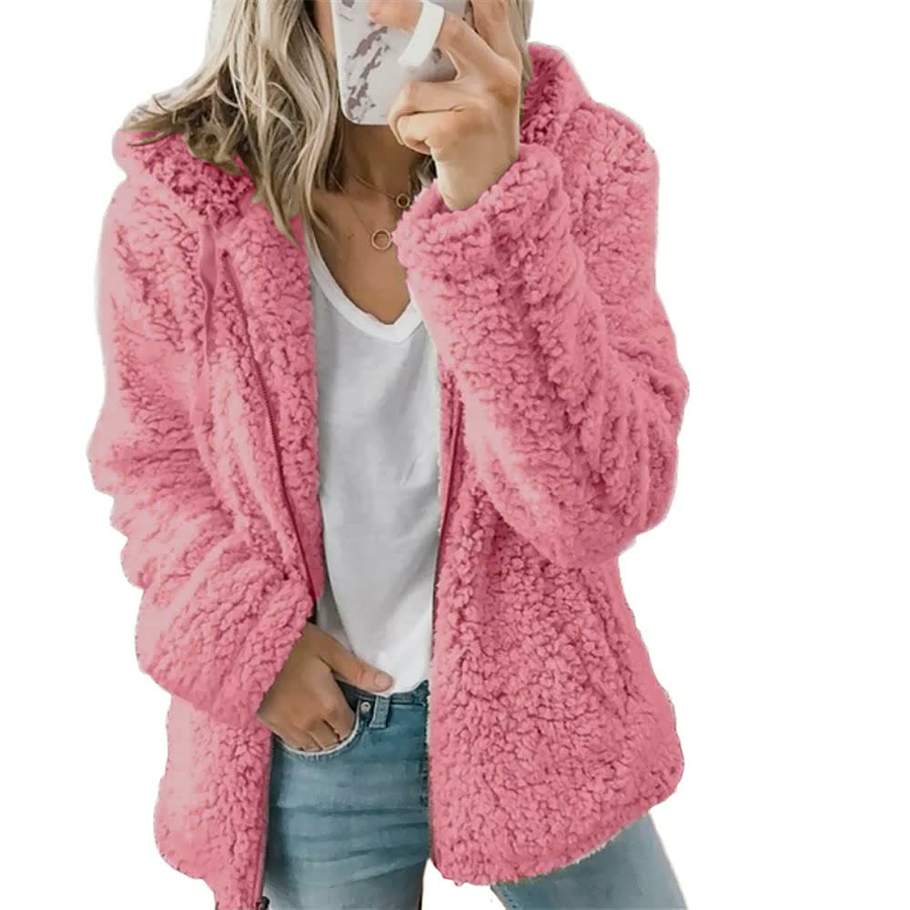 Elegante FluffyCoat™ damesjas met capuchon, essentiële mode voor dameskleding deze winter.