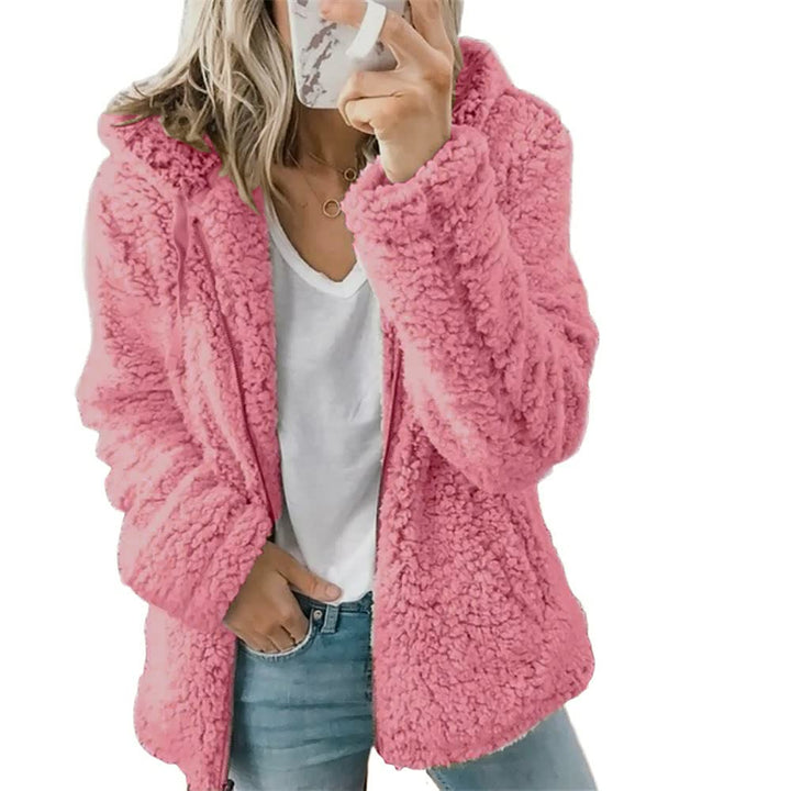 Elegante FluffyCoat™ damesjas met capuchon, essentiële mode voor dameskleding deze winter.