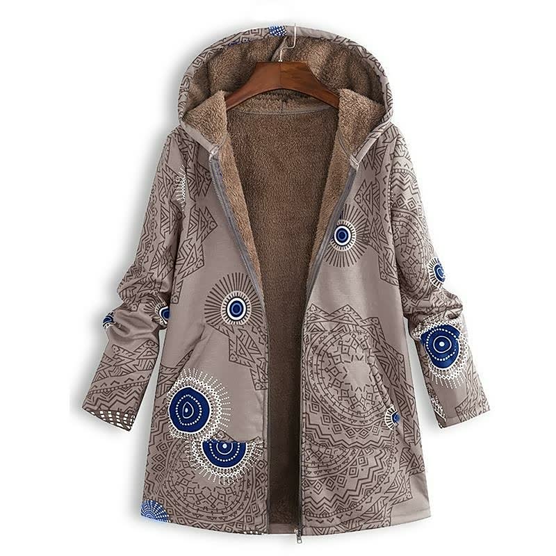 Comfortabele dames winterjas, warme jas met capuchon, perfect voor een stijlvolle winterlook.