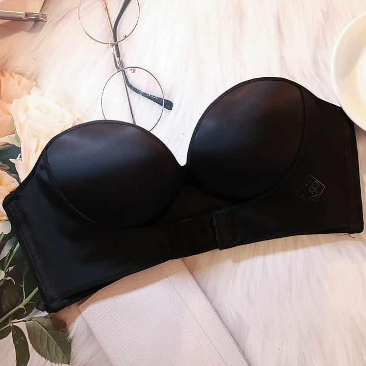 Comfortabele strapless push-up lingerie voor dames, onzichtbaar onder kleding en biedt een prachtig decolleté.