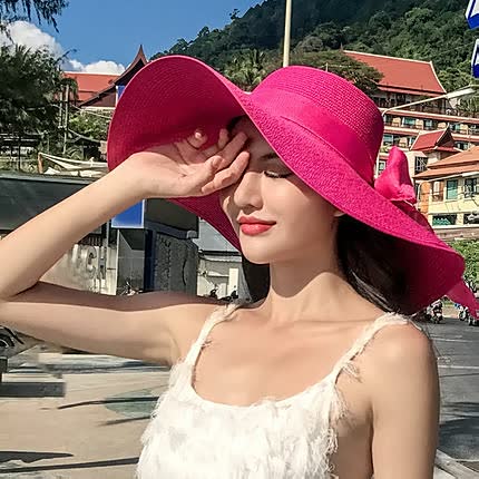 SunnyHat™ dames zonnehoed; een elegante en stijlvolle strandhoed voor ultieme zomerse bescherming.