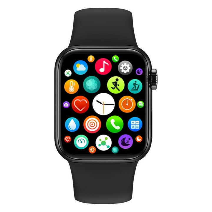 Smartwatch met notificatie van inkomende oproep, benadrukt connectiviteit. Slimme assistent voor drukke levensstijl.