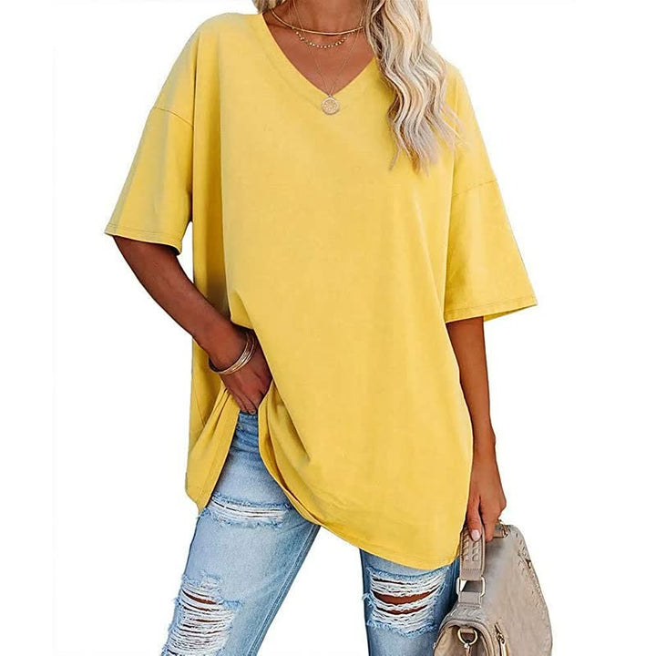 Trendy dames ComfyShirt in zachte stof, verkrijgbaar in S-2XL, ideaal voor casual dagen.