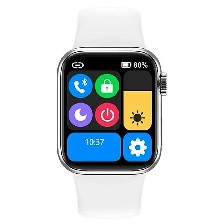 Smartwatch op pols tijdens workout, meet calorieën en prestaties. Ideaal voor fitness en activiteit tracking.