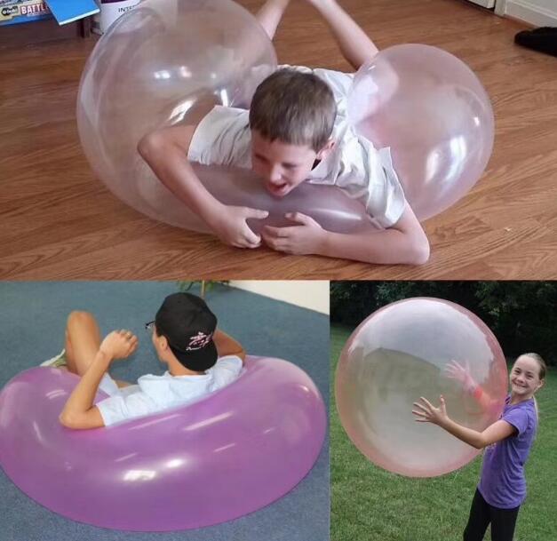 Elastische speelbal en waterspeelgoed, perfect voor eindeloos glibber- en speelplezier voor kinderen.