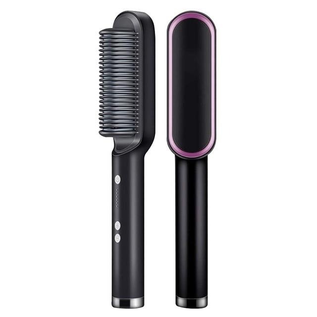 Innovatieve haarstyling tool voor dames: een professionele stijlkam voor glanzend en pluisvrij resultaat.