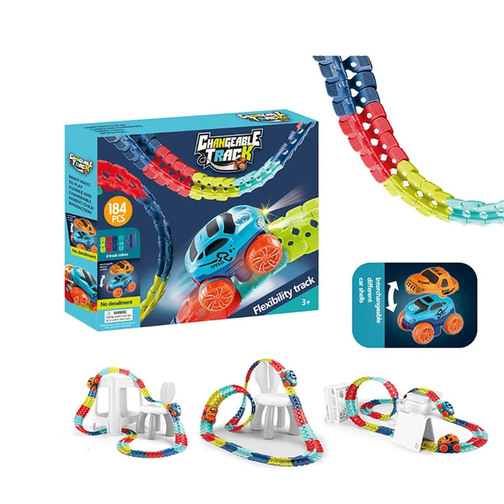 Montessori-geïnspireerde magnetische speelbaan; stimuleert fijne motoriek & creativiteit.